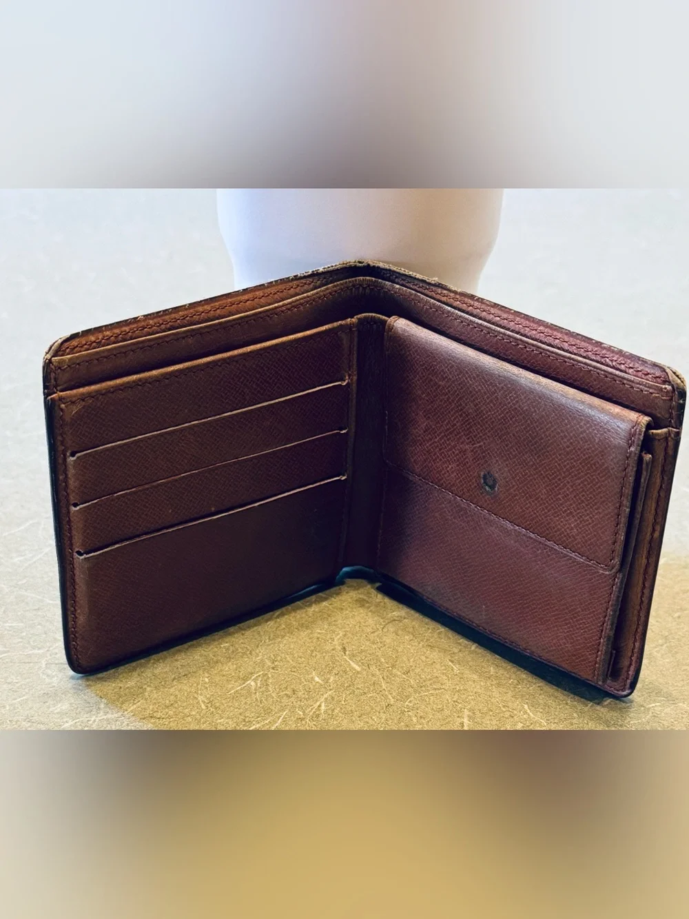 Vintage 1987 Louis Vuitton Monogram Bifold Wallet M61665 France